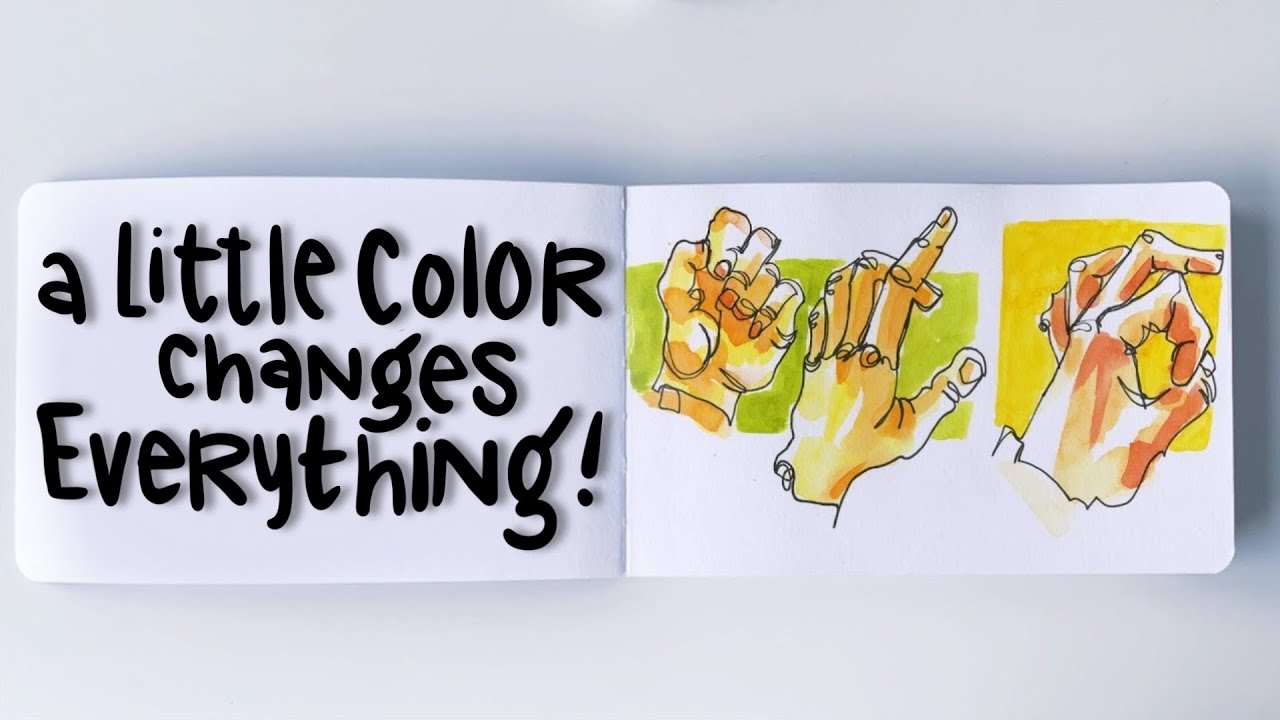 Make Your Sketchbook Pop with Color