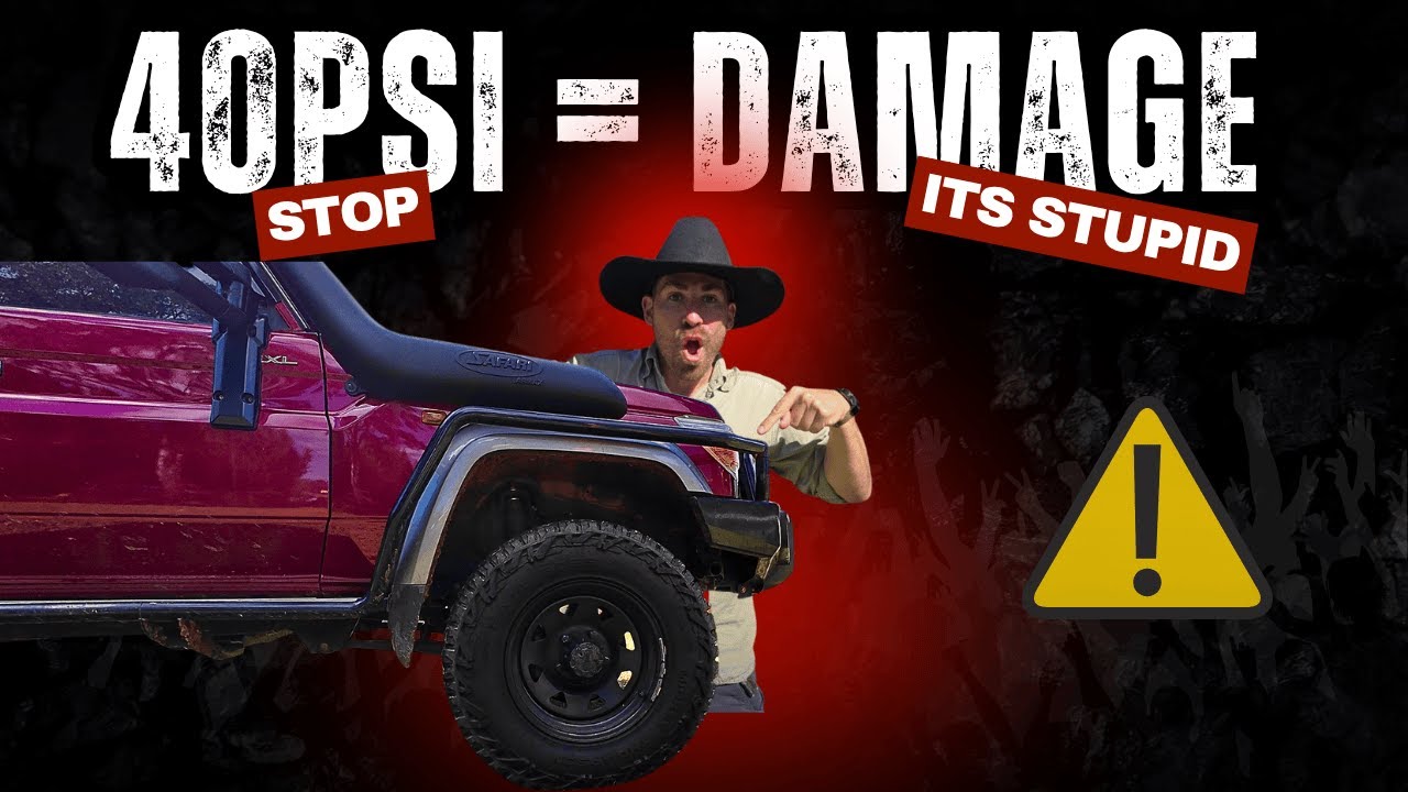 🚨 STOP RUNNING 40PSI! 🤯You're DESTROYING Your Tyres!