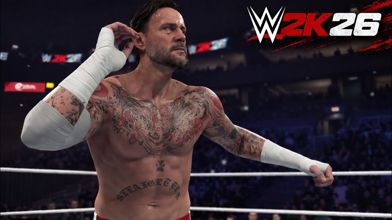 WWE 2K26 - AEW - CM Punk vs Kyle Fletcher 