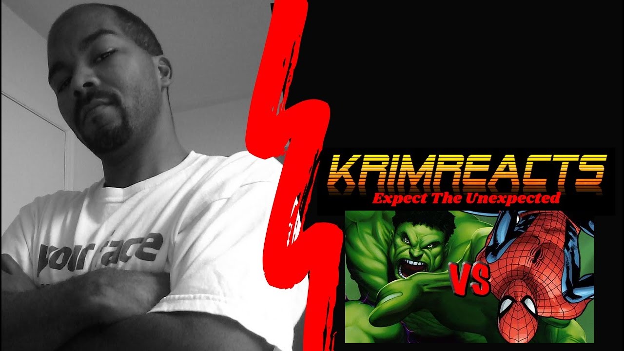 Spiderman Vs Hulk Rap Battle REACTION | KrimReacts #474