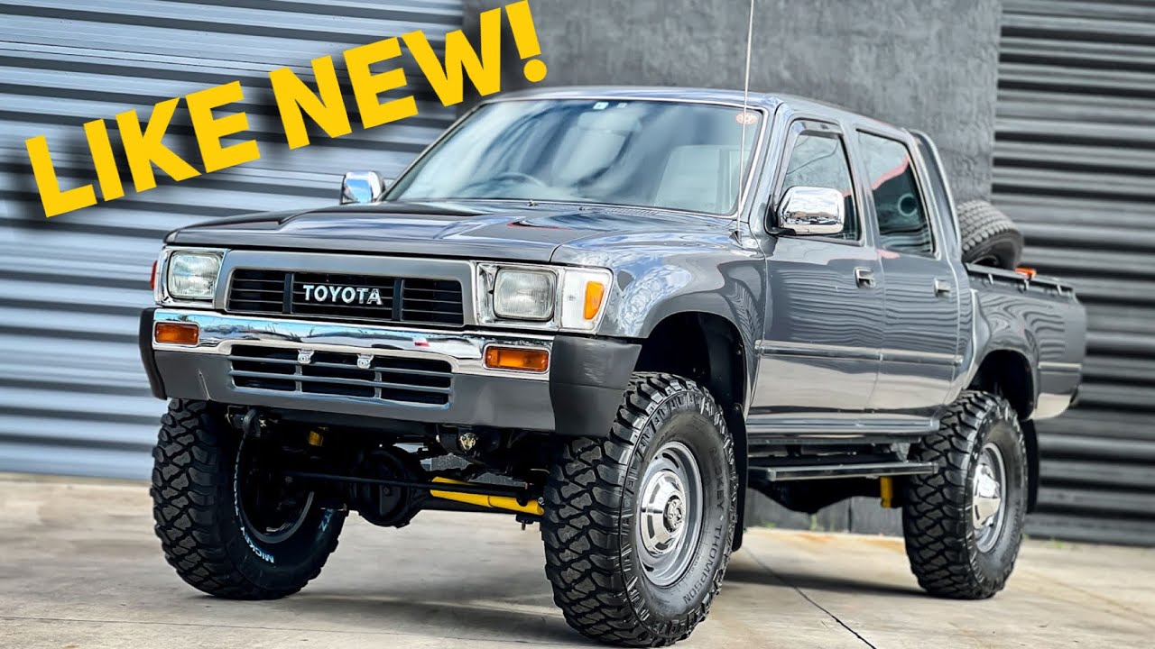 Прогулка по старой Toyota Hilux — 1991 LN106 // Рики Боада