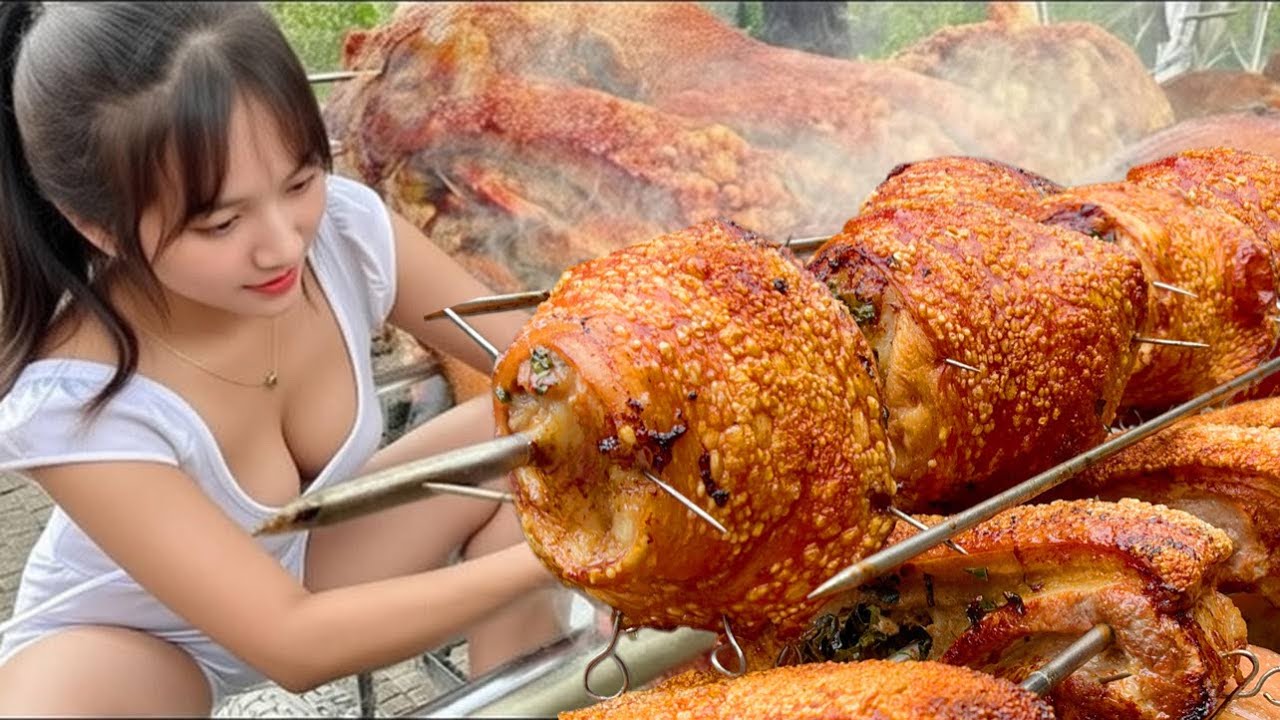 Quy cách tạo ra món thịt nướng hảo hạng cực kỳ công phu,nhìn mà phát thèm
