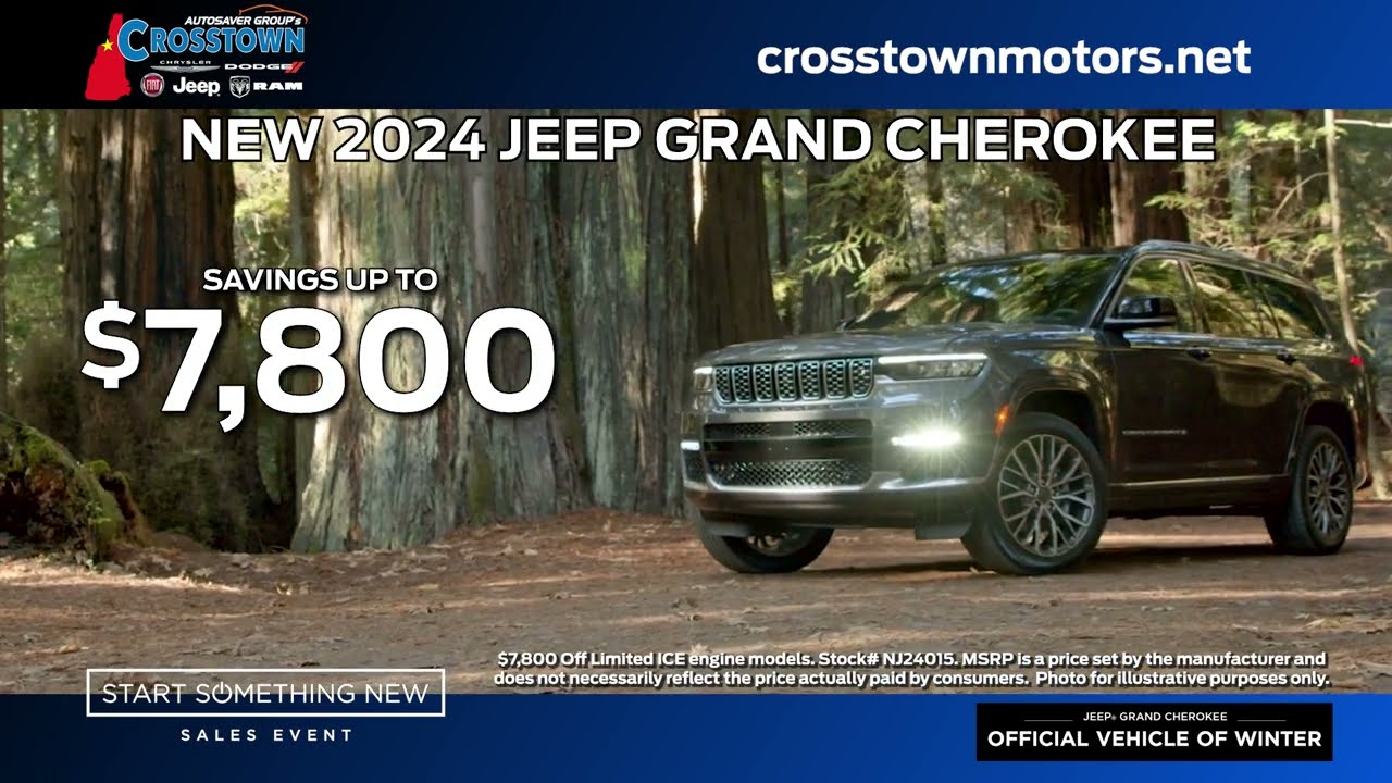 Crosstown Motors is excited to spotlight the Official Vehicle of Winter; Jeep Grand Cherokee.