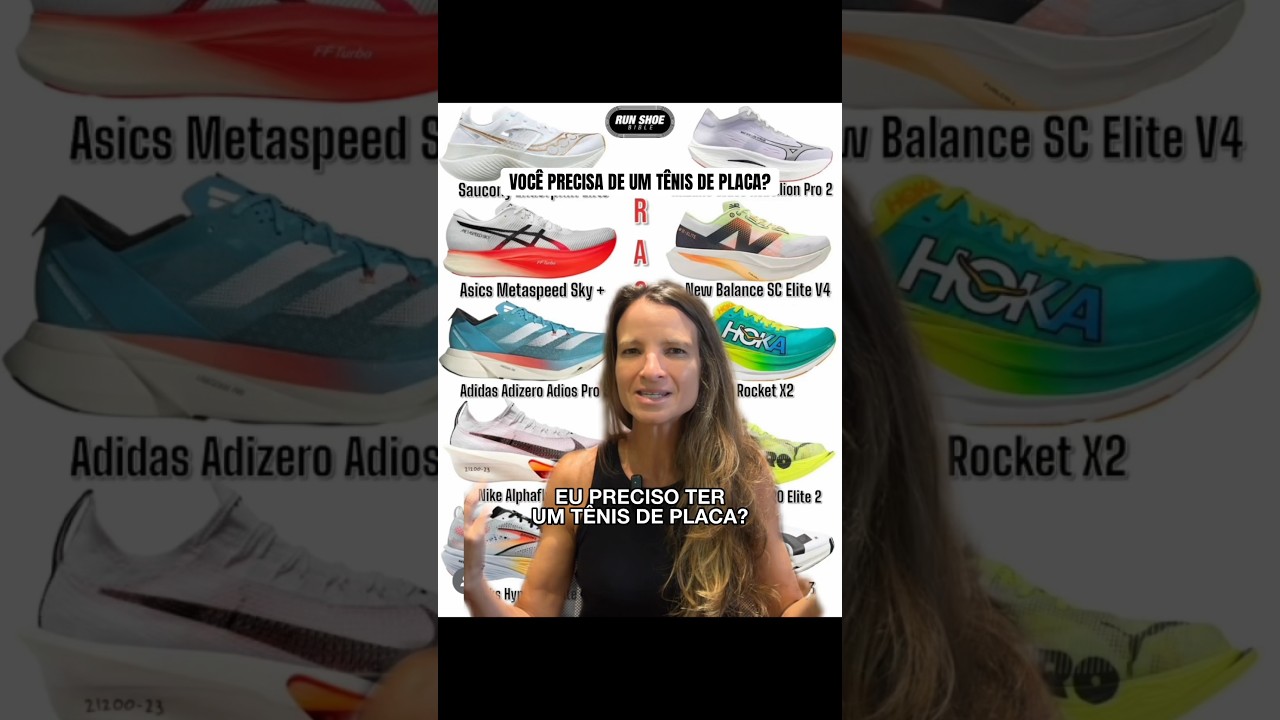 A gente precisa de um t&ecirc;nis de placa de carbono?? #corrida