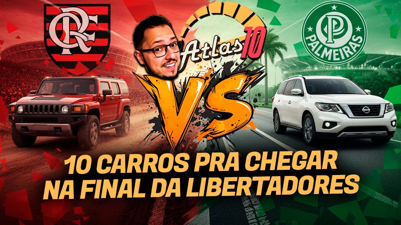 10 CARROS PARA IR ASSISTIR PALMEIRAS X FLAMENGO
