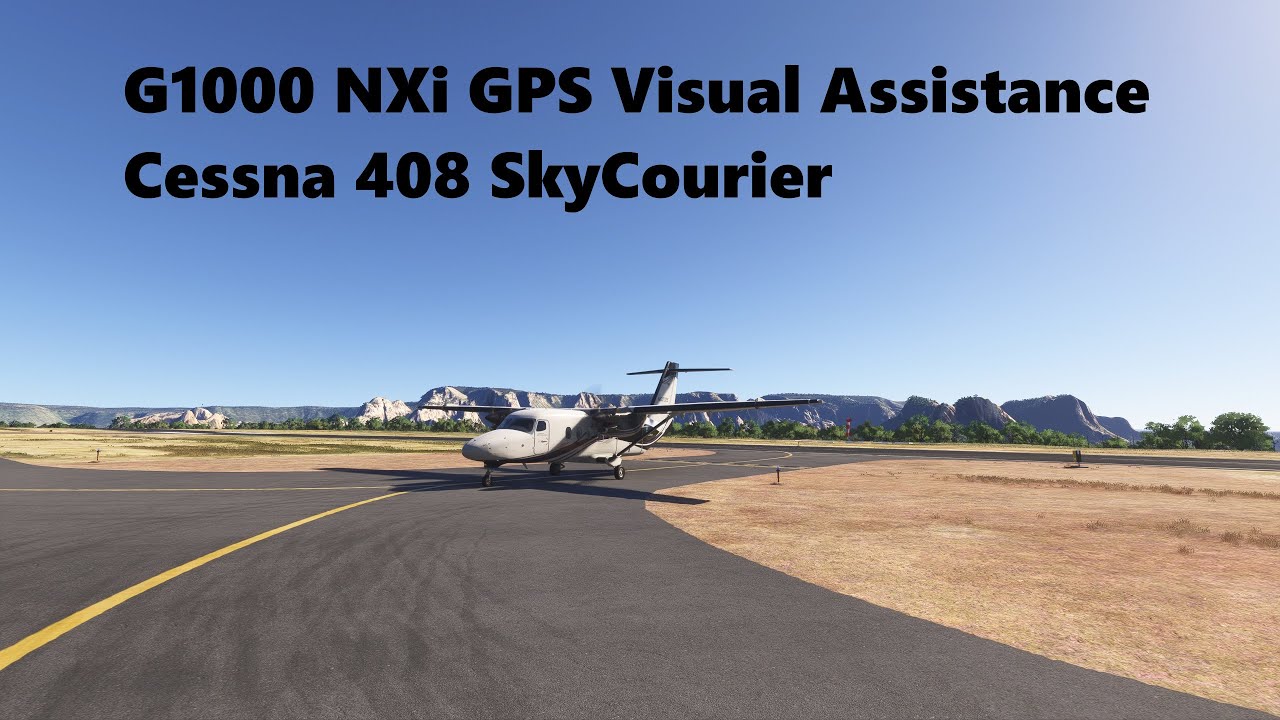 Система визуального захода на посадку G1000 NXi GPS | Cessna 408 SkyCourier