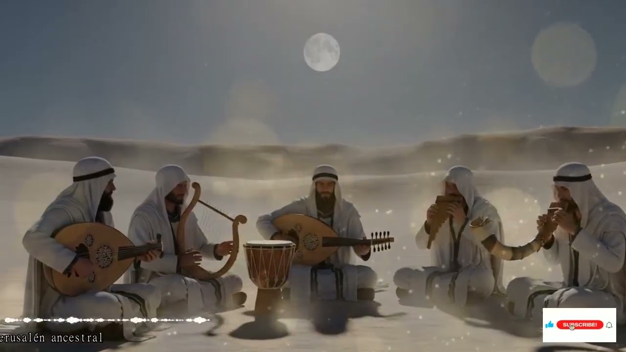 En Jerusalén Eterna Se Elevan Shofar Y Cánticos Hebreos Con Instrumentos En Presencia De Adonai