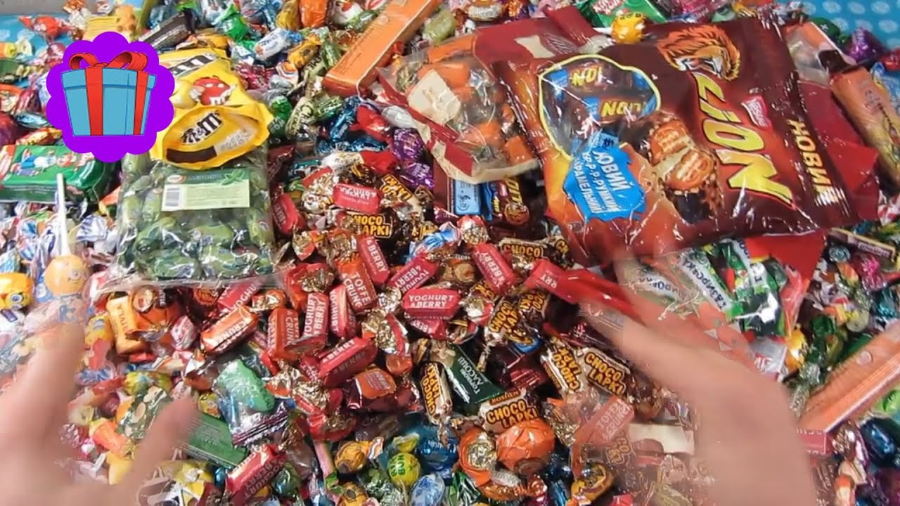 A lot Of Candy and Sweets | New Top 5 Video with CandyMan | Очень Много Конфет на Русском