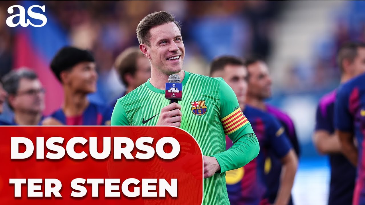 DISCURSO COMPLETO de TER STEGEN en el trofeo JOAN GAMPER