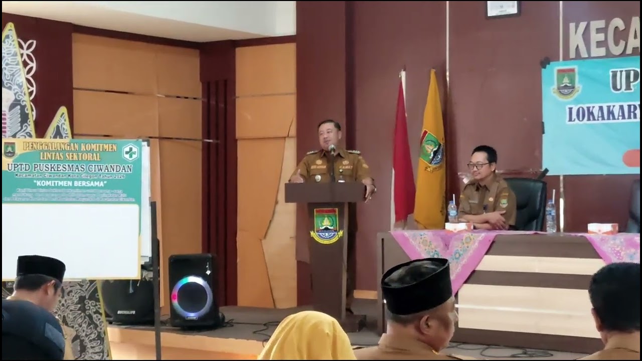 Lokakarya Mini Lintas Sektror TRIWULAN Bidang Kesehatan Puskesmas Ciwandan 2026