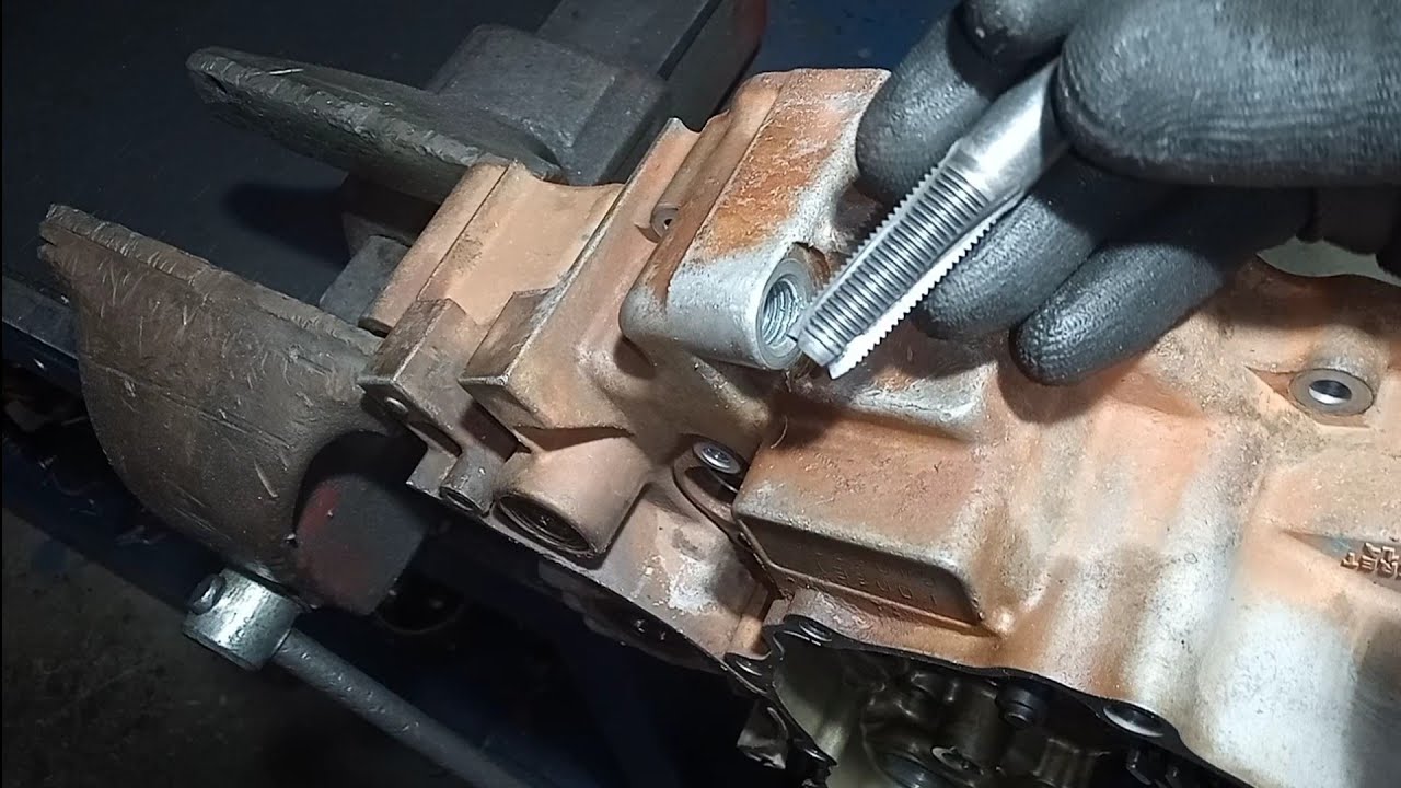 Como Fazer Macho Pra Refazer Rosca do Óleo das Motos! Fazendo Macho e Rosca do Óleo Passo a Passo!