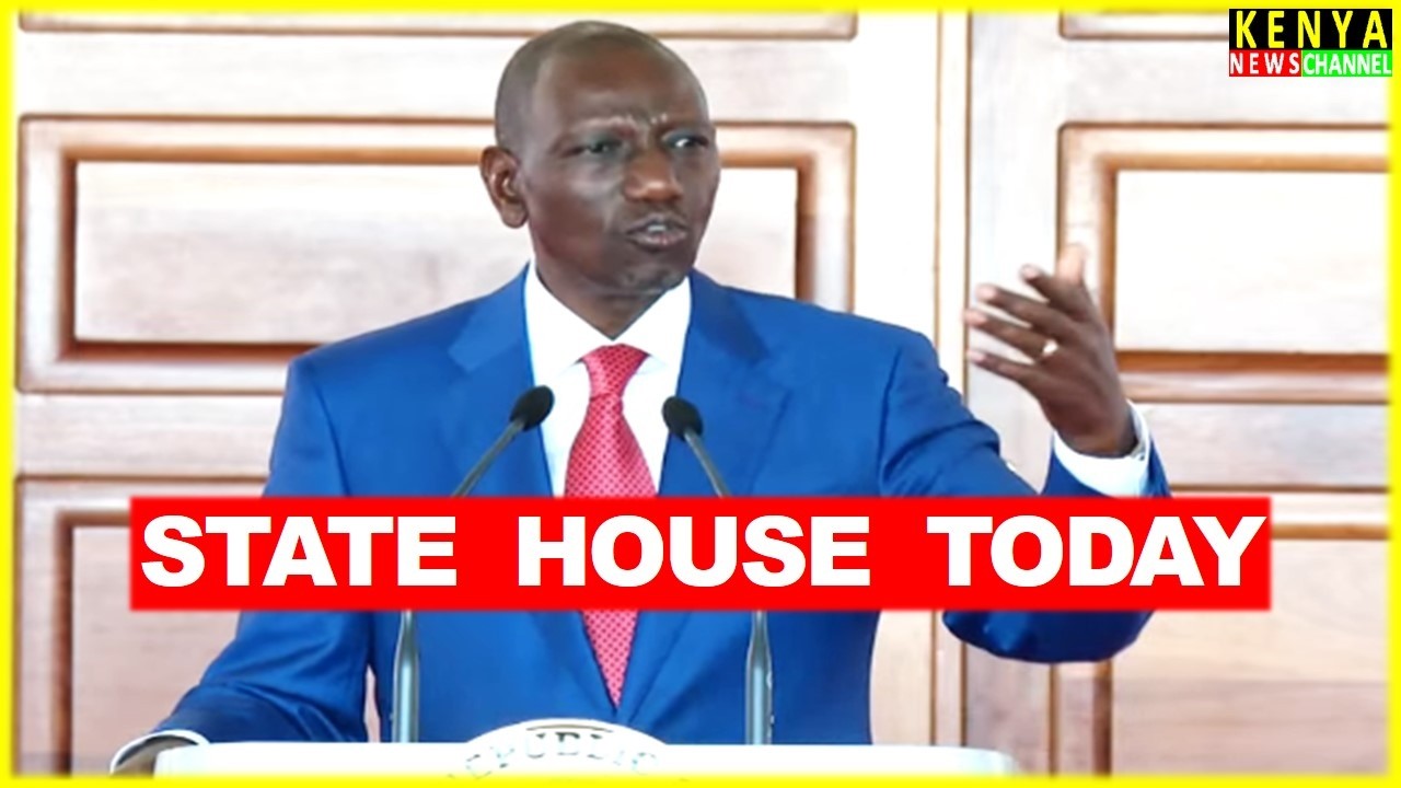 Ruto speech today amid Ol Kalou By-election in State House during Openness Report Event