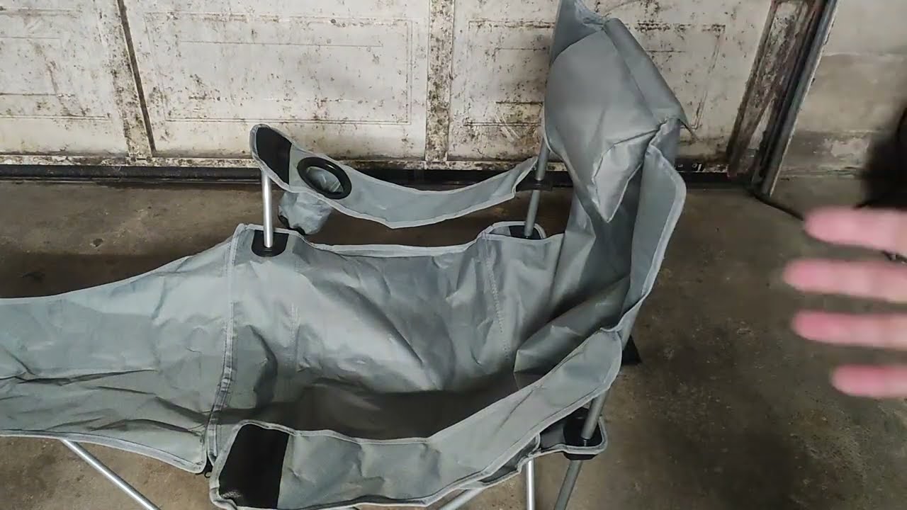 Campingstuhl klappbarer 150kg, 2 in 1 Campingstuhl faltbar Relaxsessel Liege mit Getr&auml;nkehalter &Uuml;ber