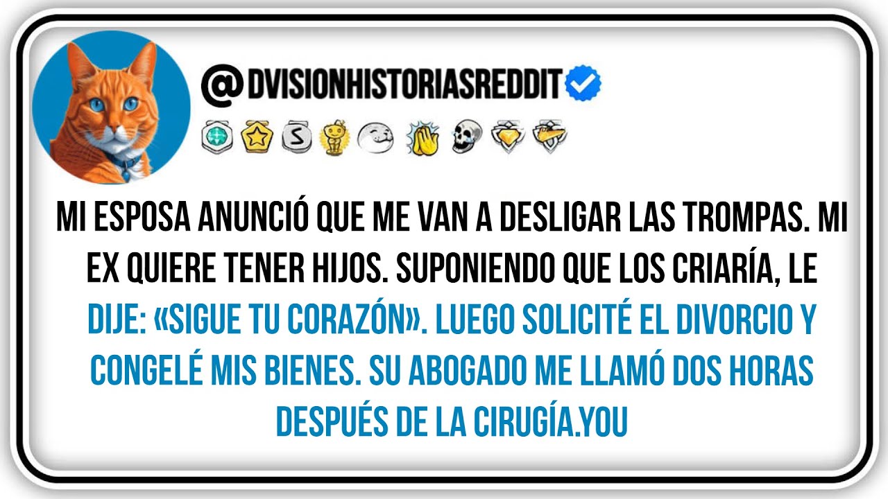 Mi Esposa Anunció Que Me Van A Desligar Las Trompas. Mi Ex Quiere Tener Hijos. Suponiendo...