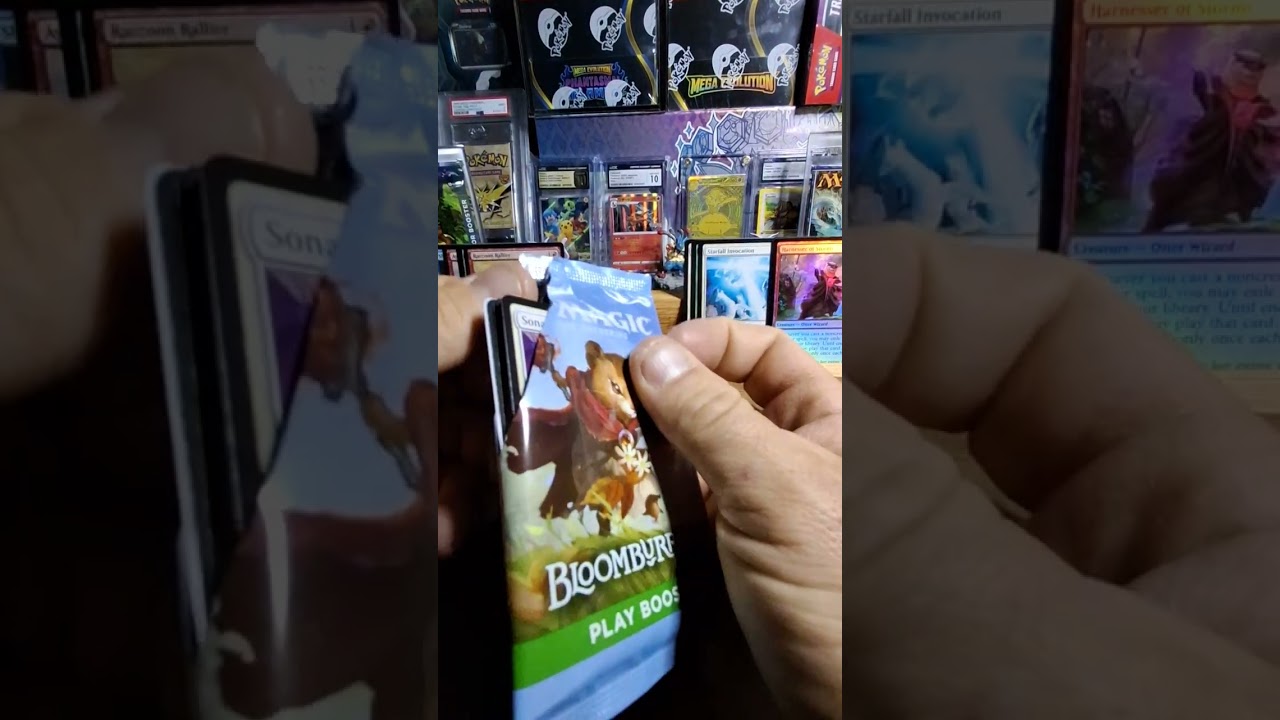 Riiiiipin BLOOMBURROW MAGIC THE GATHERING TWO PACKS TODAY. #MTG #RIPPININROSEBURG 