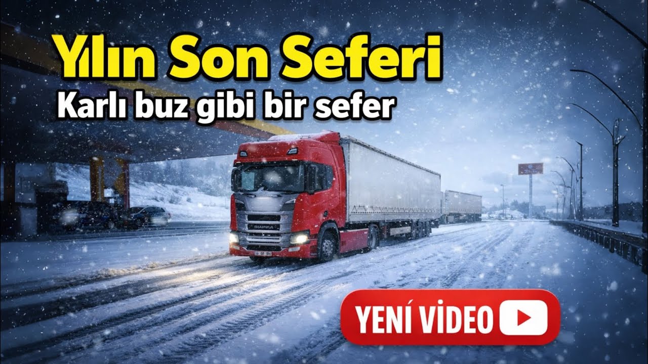 KARLI BUZ GİBİ Bİ SEFER-YILIN SON SEFERİ-YOLLAR KAPANDI ANKARA ÜSTÜNDEN SAMSUNA GİTTİM-UZUN YOLCULUK