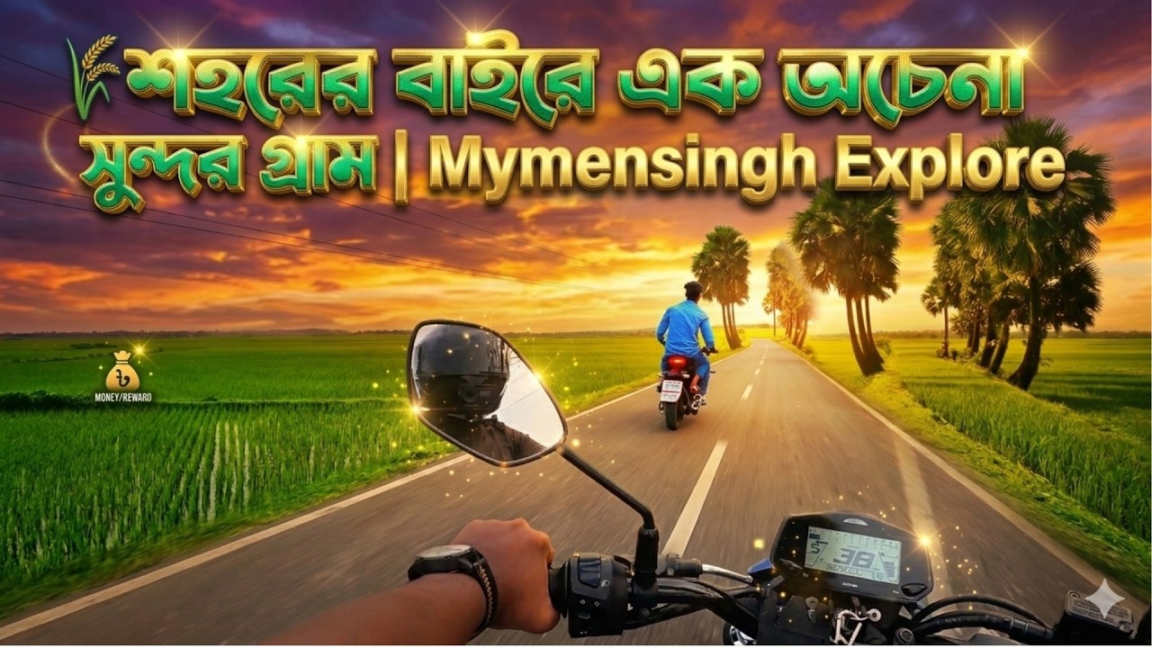 🌾 শহরের বাইরে এক অচেনা সুন্দর গ্রাম | Mymensingh Explore🤐