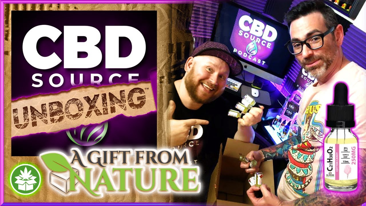 CBD SOURCE UNBOXING 8 flavors of CBD | A Gift From Nature Vape / Tincture