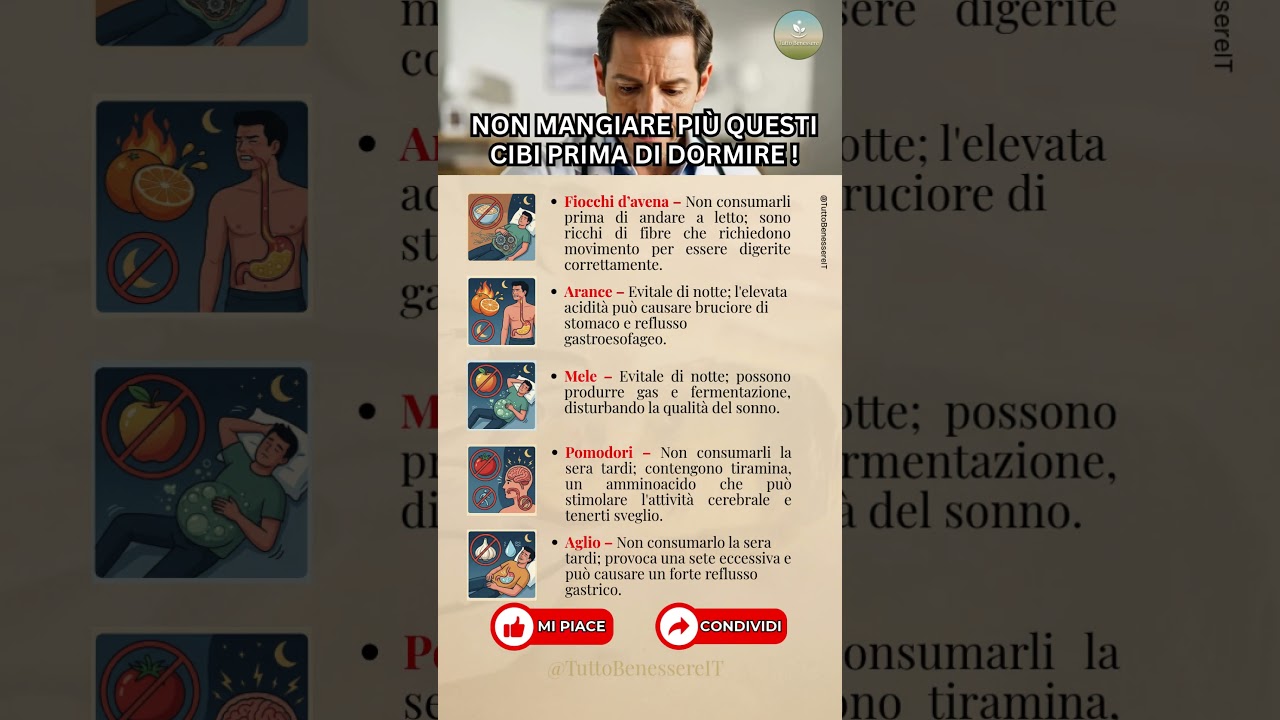 ⚠️ Anche i cibi 