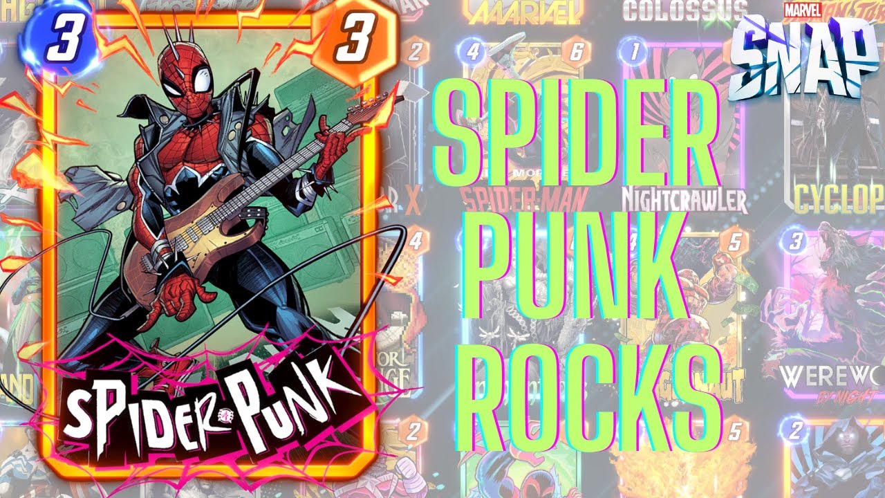 Spider Punk Is Exactly What Move Needs! - Spider Punk Review & Gameplay Highlights - Marvel Snap