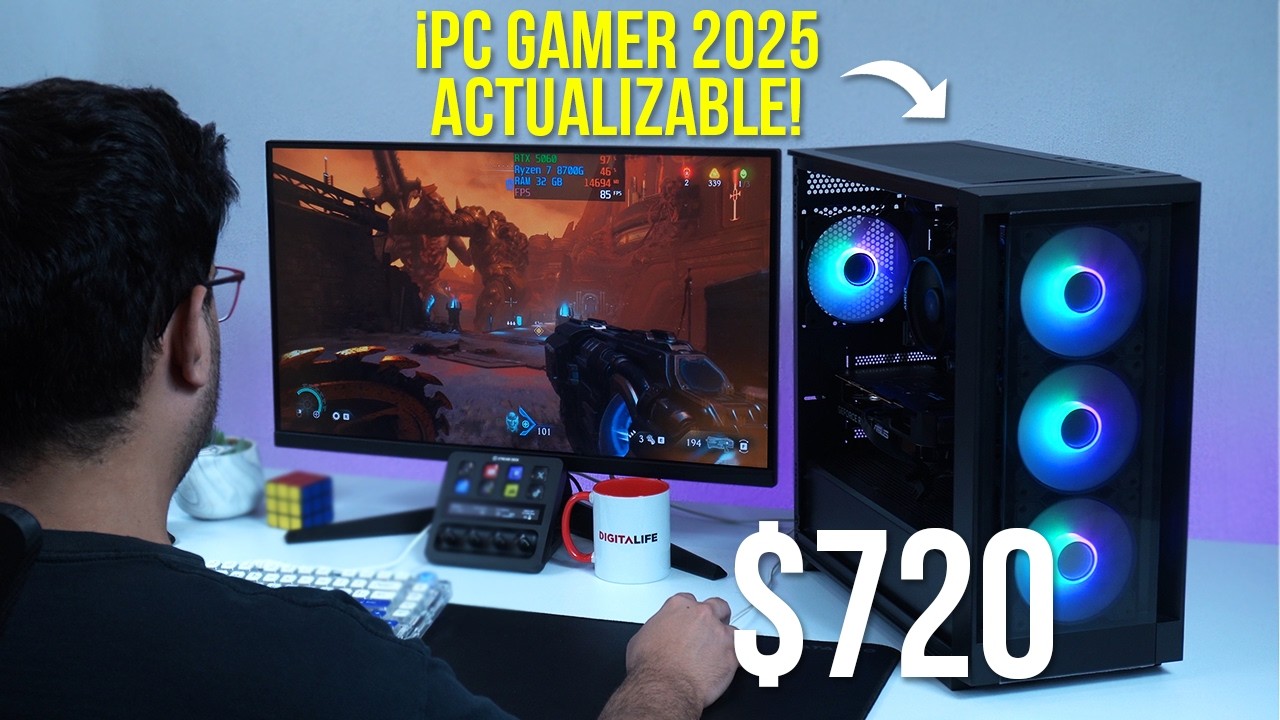 Arm&eacute; la PC Gamer m&aacute;s Econ&oacute;mica con Ryzen 7 8700G ACTUALIZABLE en 2025 - Hasta RTX 5060 + DDR5