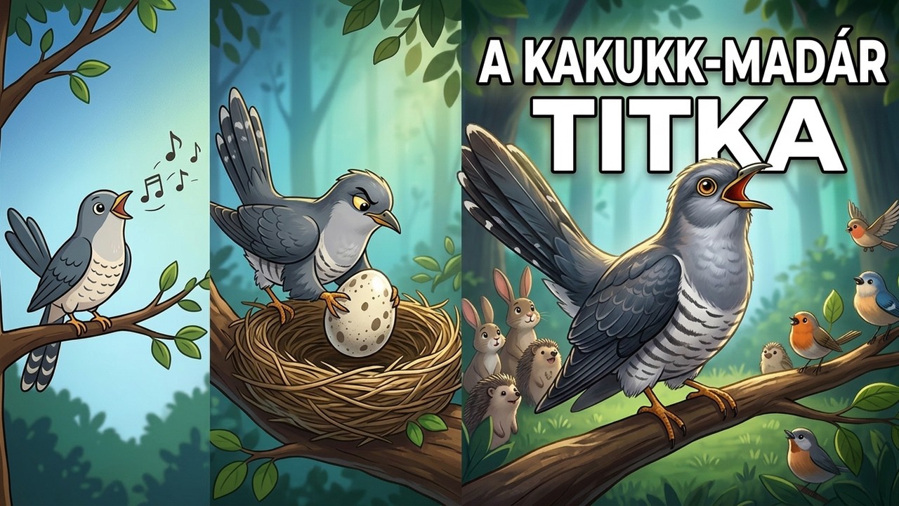 A Kakukk, aki Gyönyörűen Énekelt | Rövid Magyar Gyerekmese