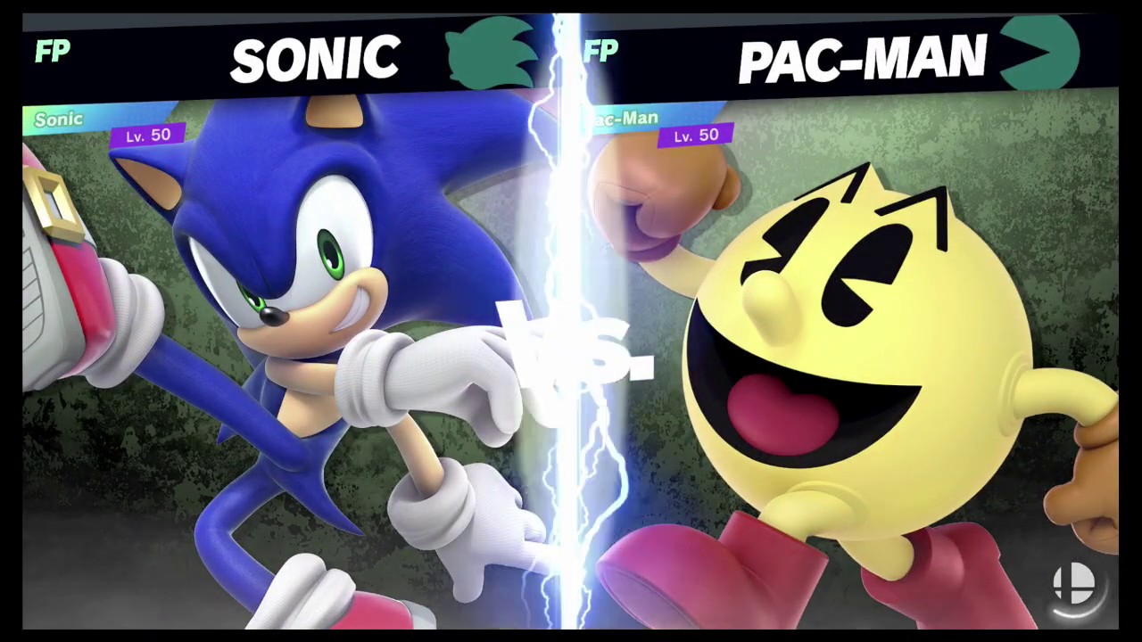 Super Smash Bros Ultimate Amiibo Fights – Request #13012 Sonic vs Pac Man