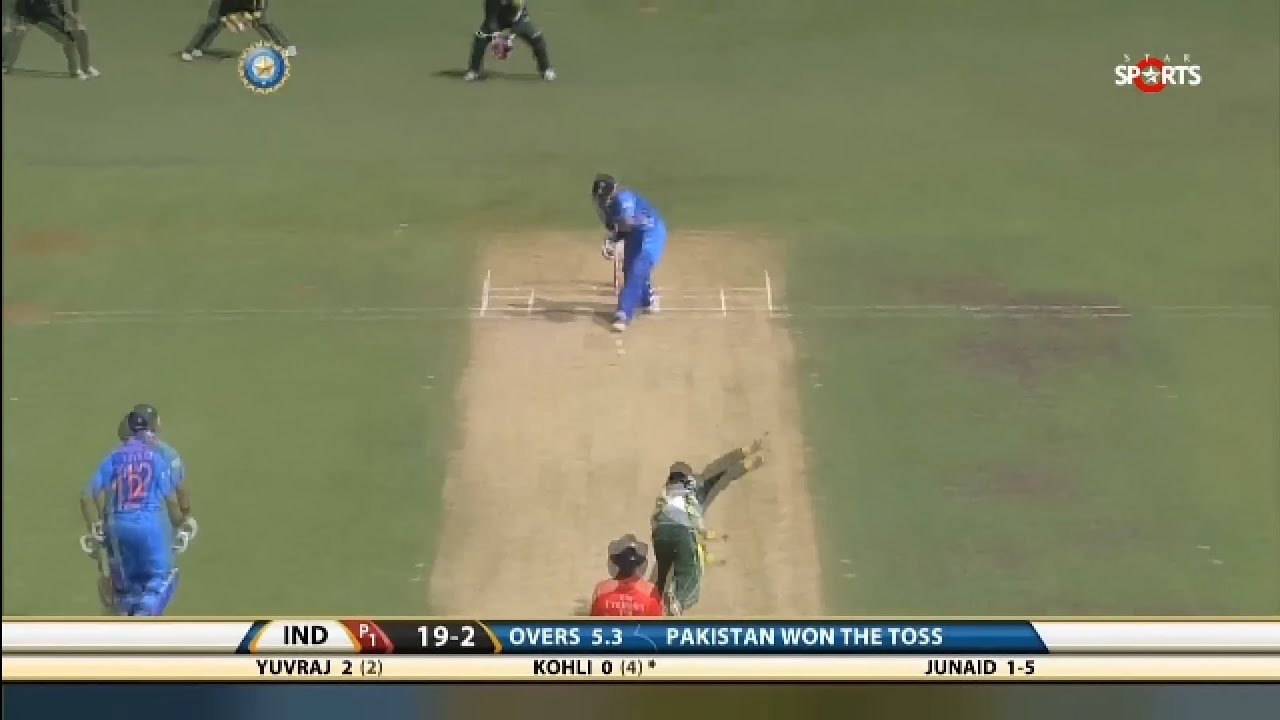 India vs Pakistan Ist ODi 2012-2013 | Match Highlights | junaid khans fairy spell! #viratkohli