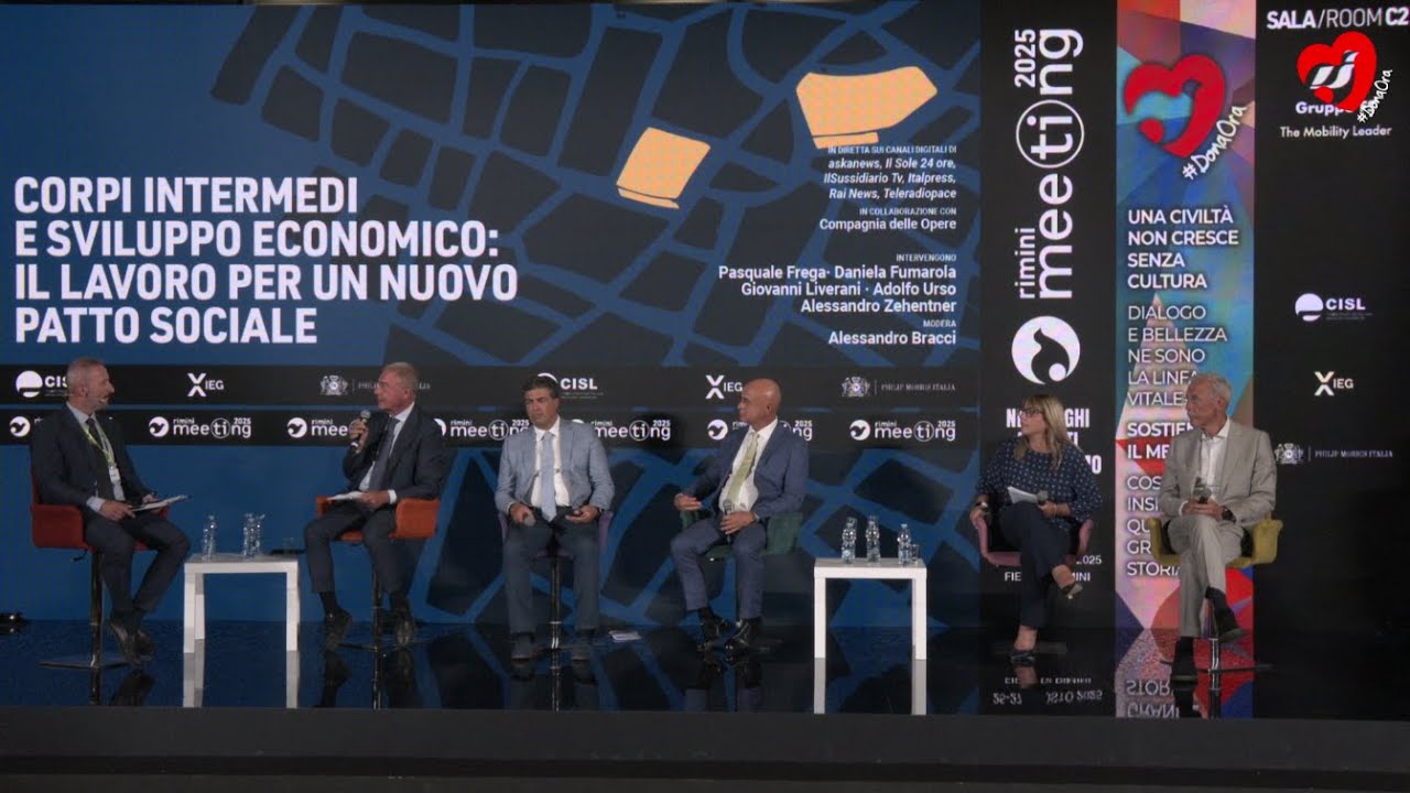 CORPI INTERMEDI E SVILUPPO ECONOMICO: IL LAVORO PER UN NUOVO PATTO SOCIALE