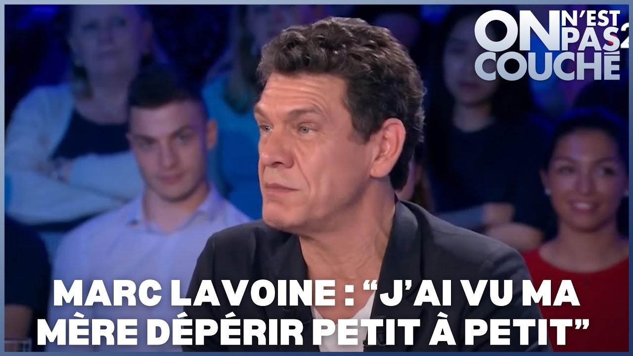Marc Lavoine, très ému en rendant hommage à sa maman - On n'est pas couché 2 juin 2018
