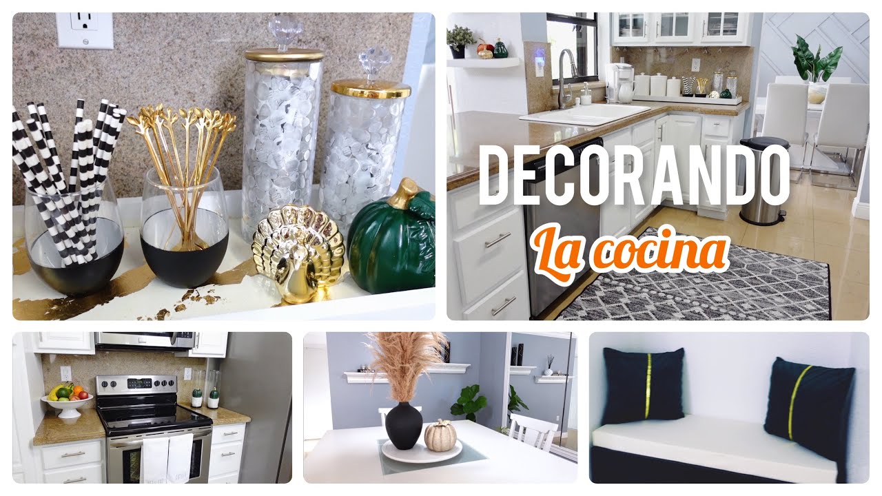 DECORACION COMPLETA DE LA COCINA Y EL COMEDOR OTOÑO