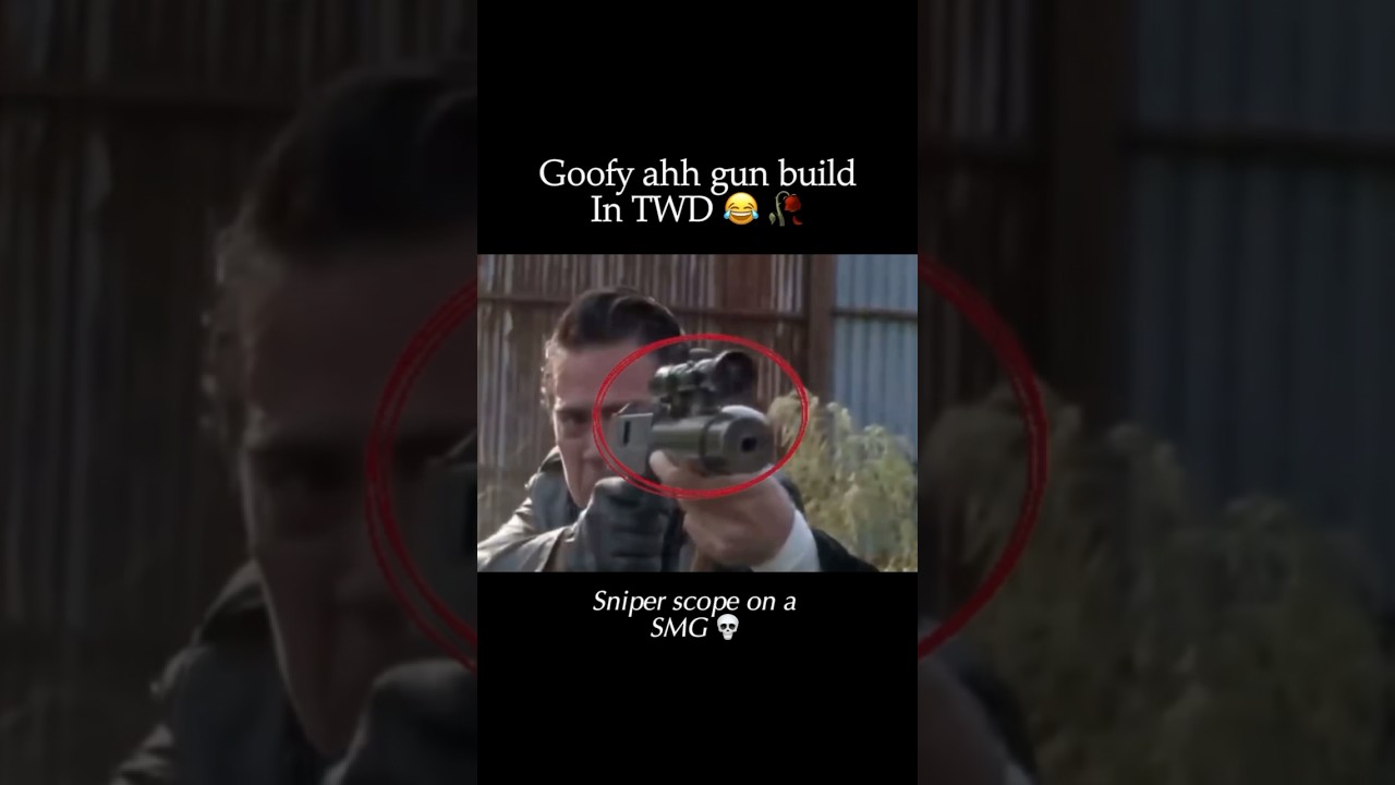 Goofy ahh gun build 😂🥀 | TWD #shorts #thewalkingdead #funny