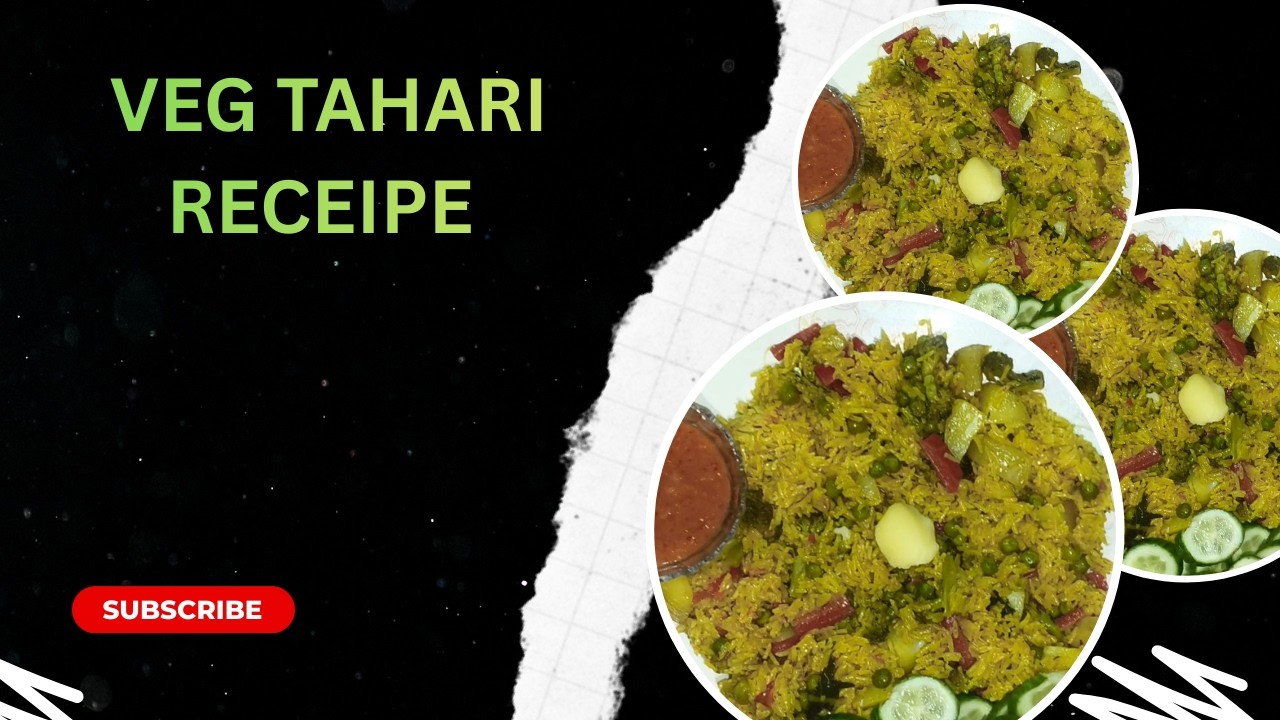 वेज तहरी की लाजवाब रेसिपी जरूर बनाएं| Veg Tehri Rice - 2 in 1 Pulao or Biriyani Recipe | Nazma Rasoi