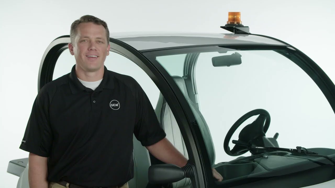 New Waev Polaris GEM Electric e2 Low Speed Vehicles (LSV) Walk-Around Video