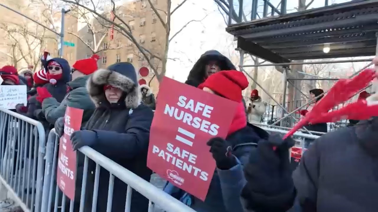 NYC nurses' strike reaches eighth day as negotiations stall