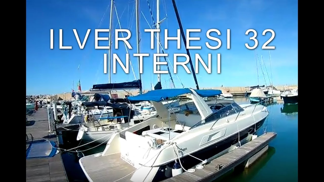 ILVER Thesi 32 - interni ed esterni della barca all'ormeggio - 1080p 60fps