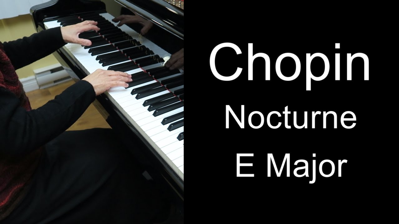 Chopin Nocturne in E Major, Op. 62 No. 2. Pianist Machiko Yamane Musgrave. Classical piano music.