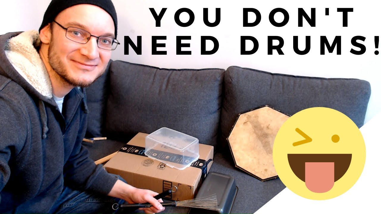 How to Practice Drums at Home Without a Drum Set!