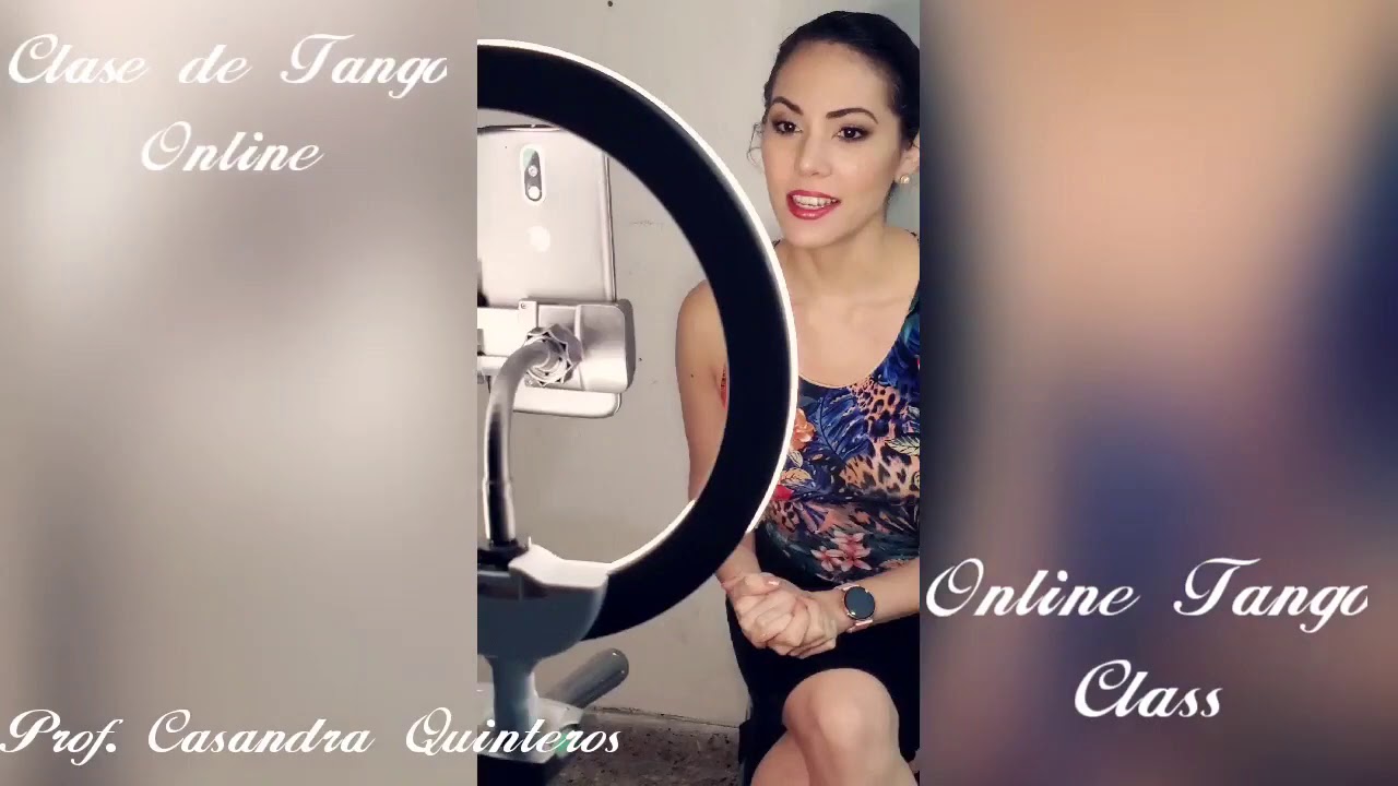 Online Tango Classes / Clases de Tango Online. Prof. Casandra Quinteros