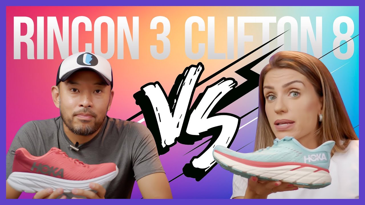 TÊNIS da HOKA: RINCON 3 ou CLIFTON 8? // Comparativo Ping-Pong