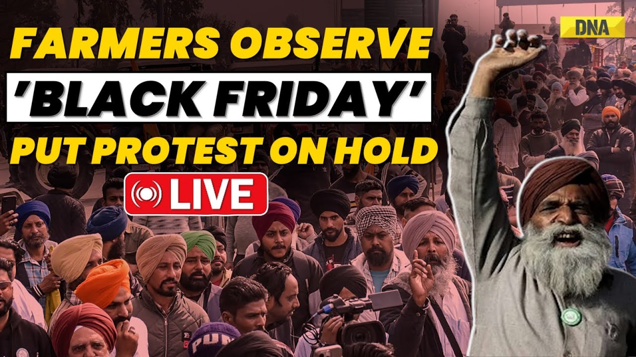 Farmers Protest Live: Farmers Observe Black Friday, Put Delhi Chalo March On Hold | Kisan Andolan