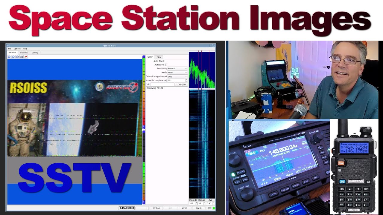 Decode Slow Scan TV from SPACE!