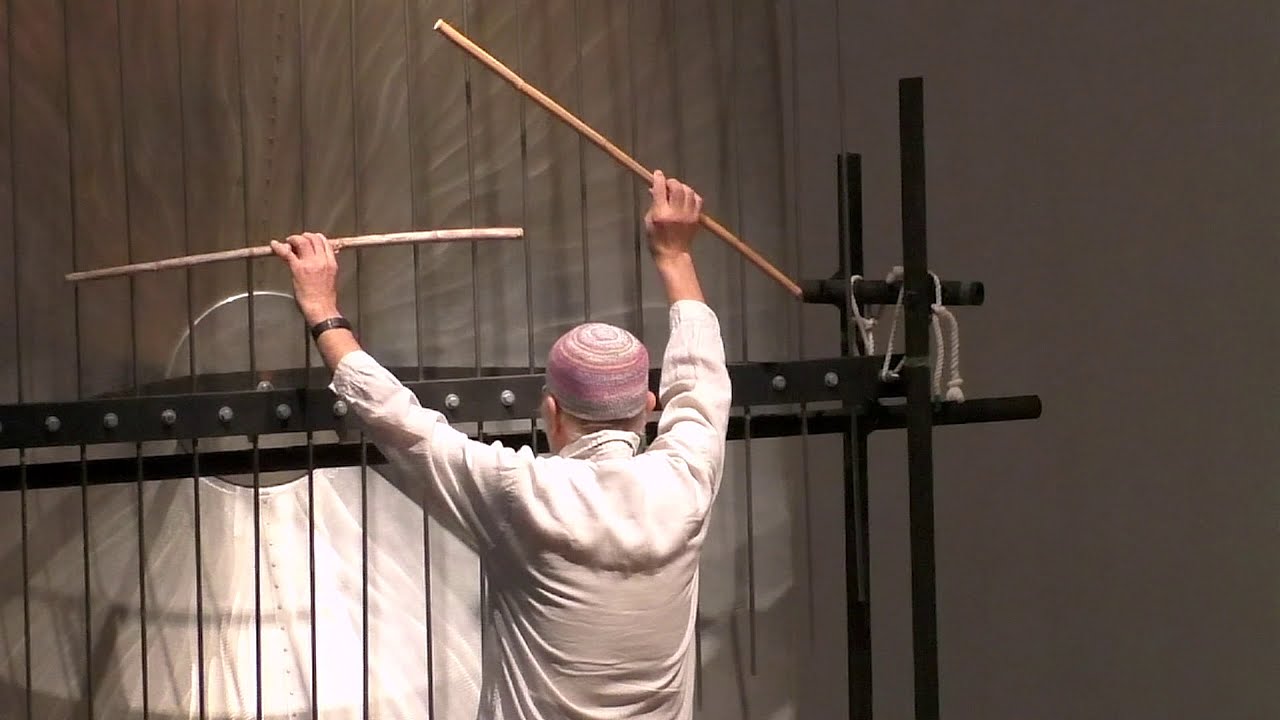 Akio Suzuki plays Baschet Sound Sculptures