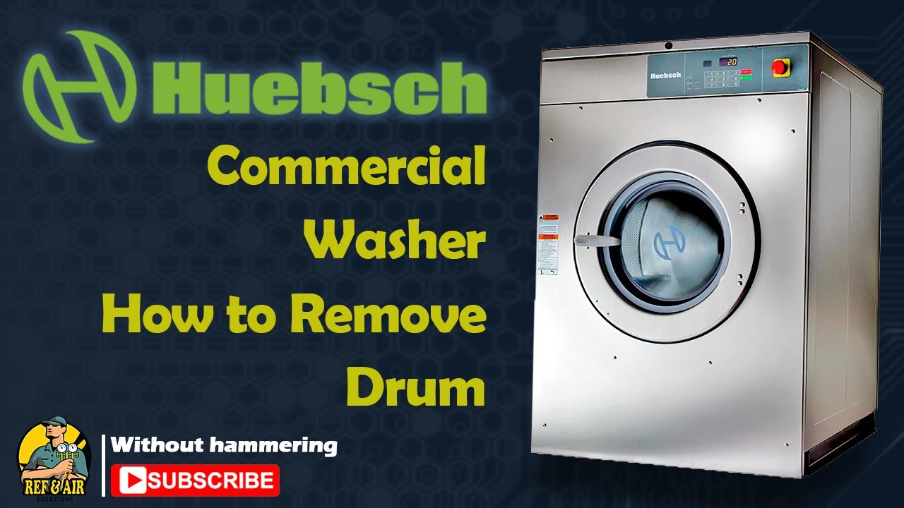 Changing Drum Bearings on a Huebsch Commercial Washer - part 01