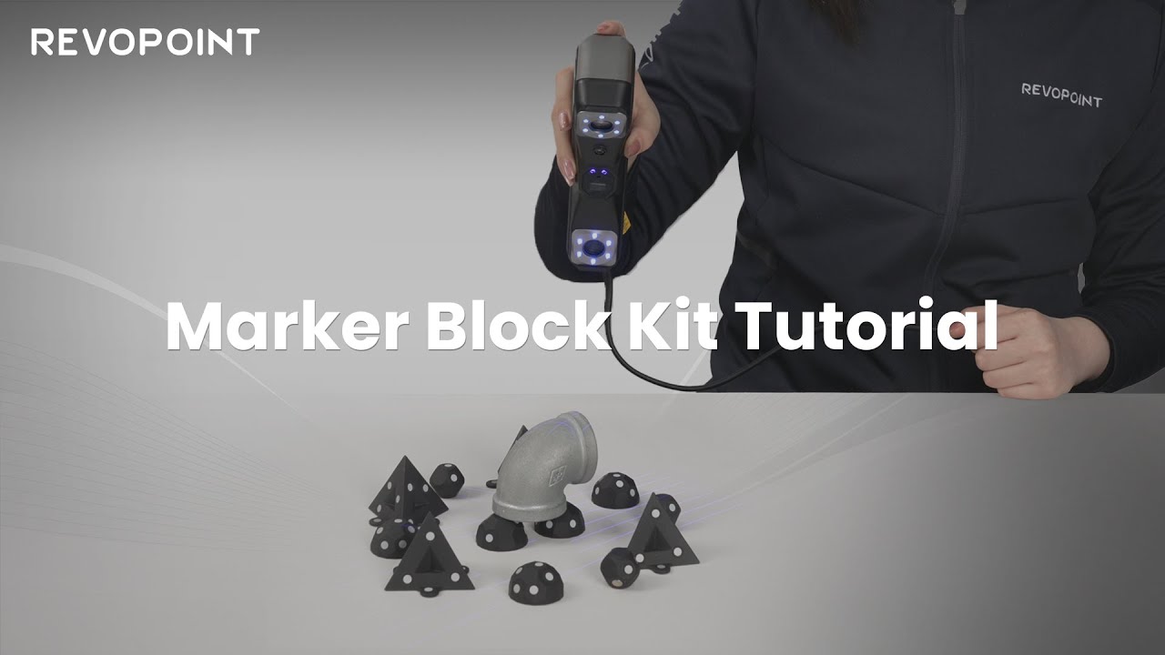 Revopoint MetroX 3D Scanner: How to Use the Marker Block Kit