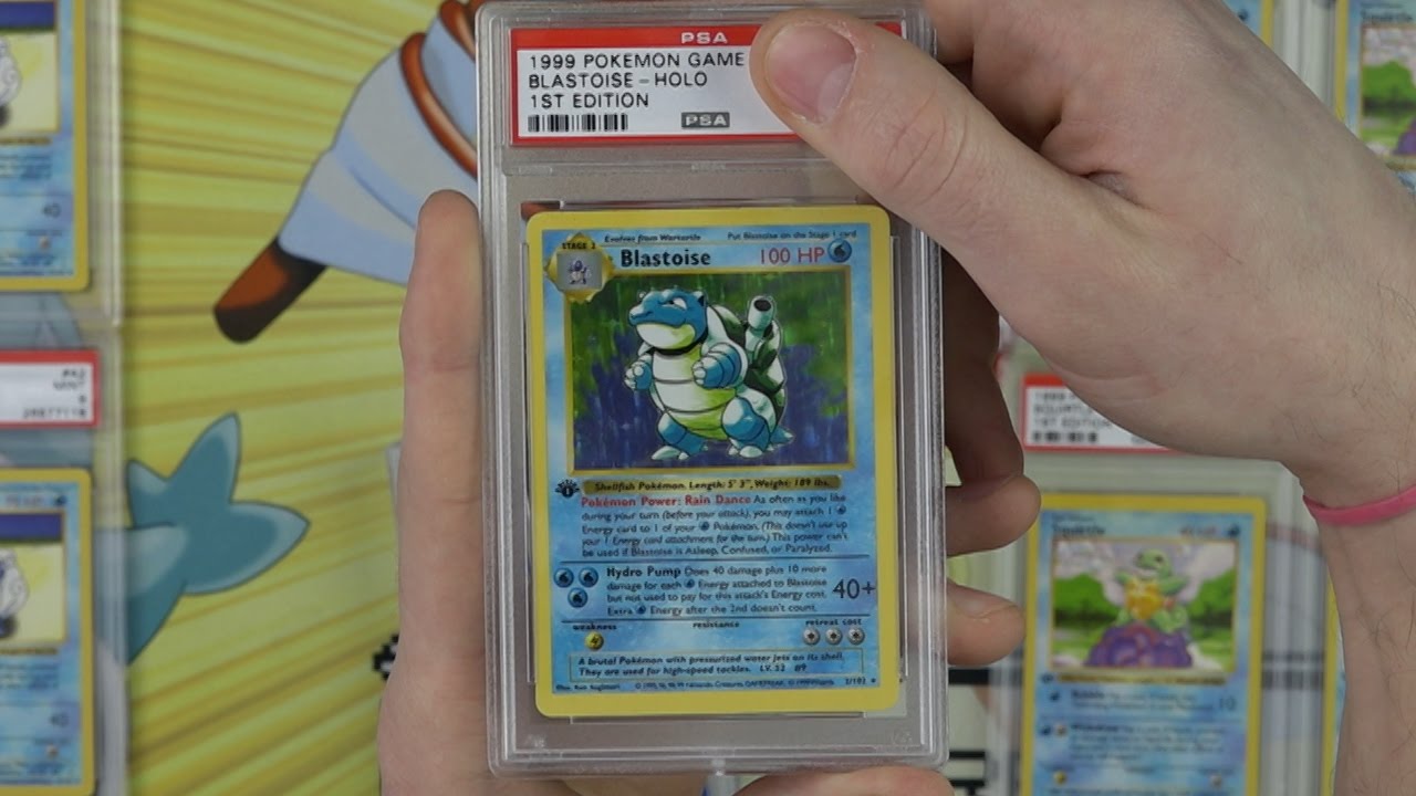 PSA Graded Pokemon Cards Returns - Dan's 1st edition cards!