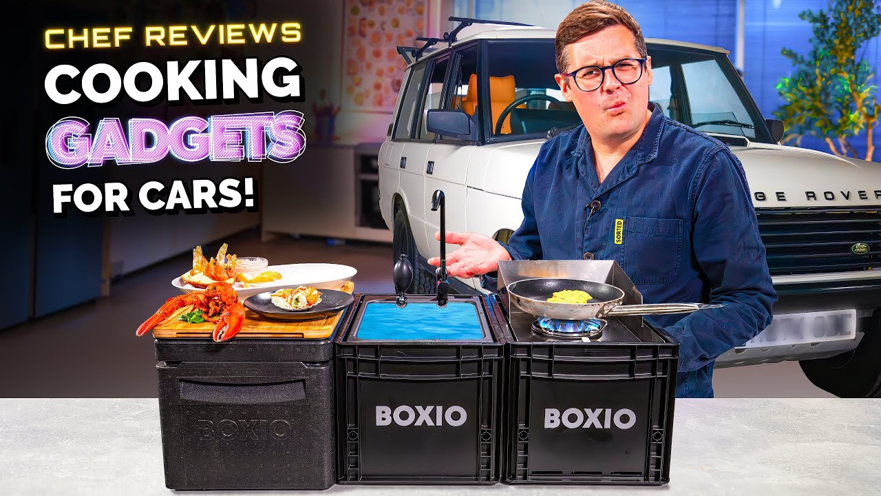 Chef Reviews Car Food Gadgets with a Car Expert | Sorted Food