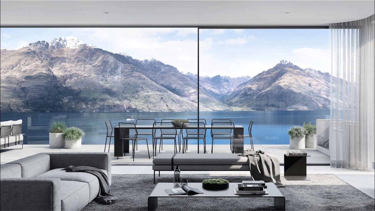 Breathtaking Villa That Opens Its Windows To New Zealand's Serene Landscape [Visualized]
