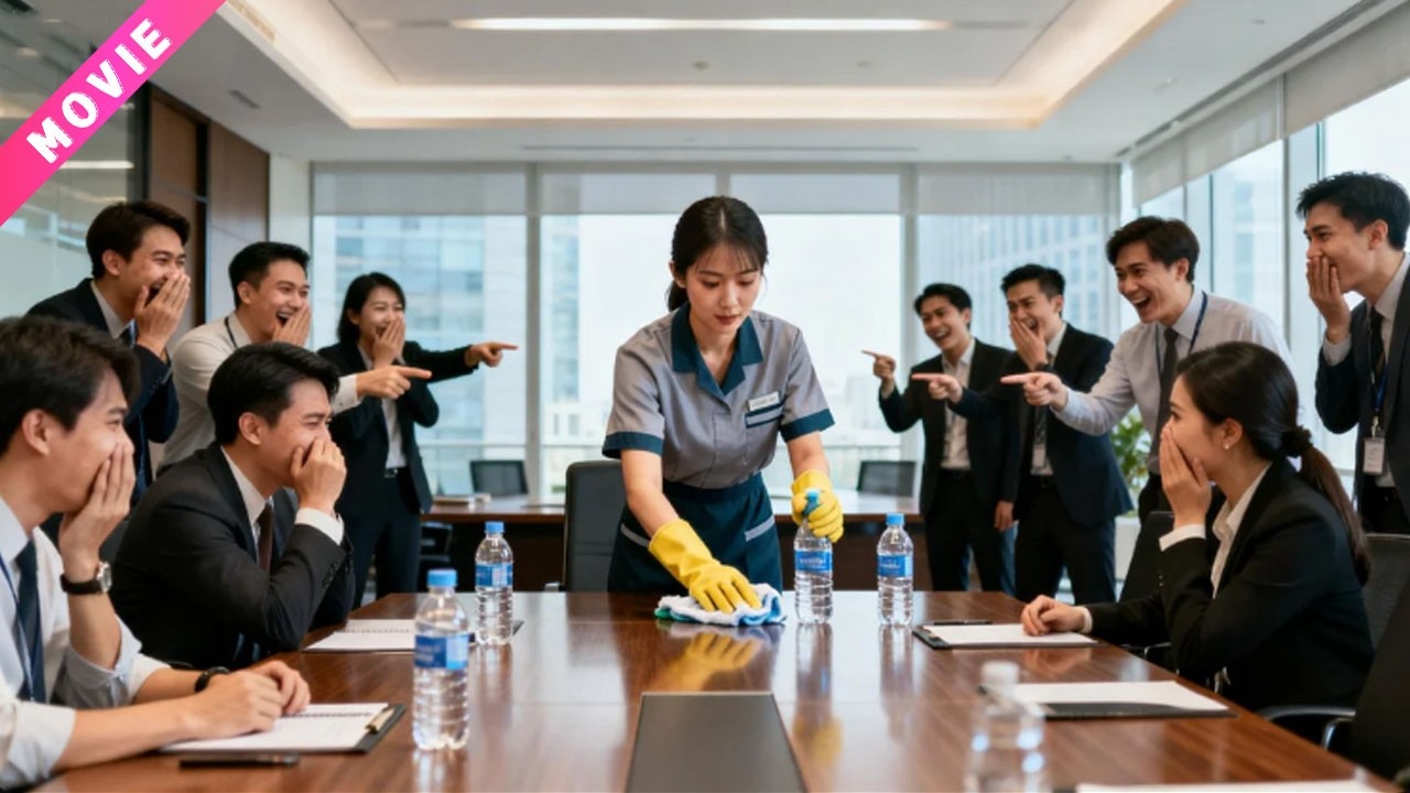 新來的清潔工被眾人瞧不起，哪料她竟然是公司空降董事長！🍊 Chinese Television Dramas #最新電視劇#最新電影 #最新熱播劇 #火爆短劇 #逆襲 #爽文 #打臉 #爽劇