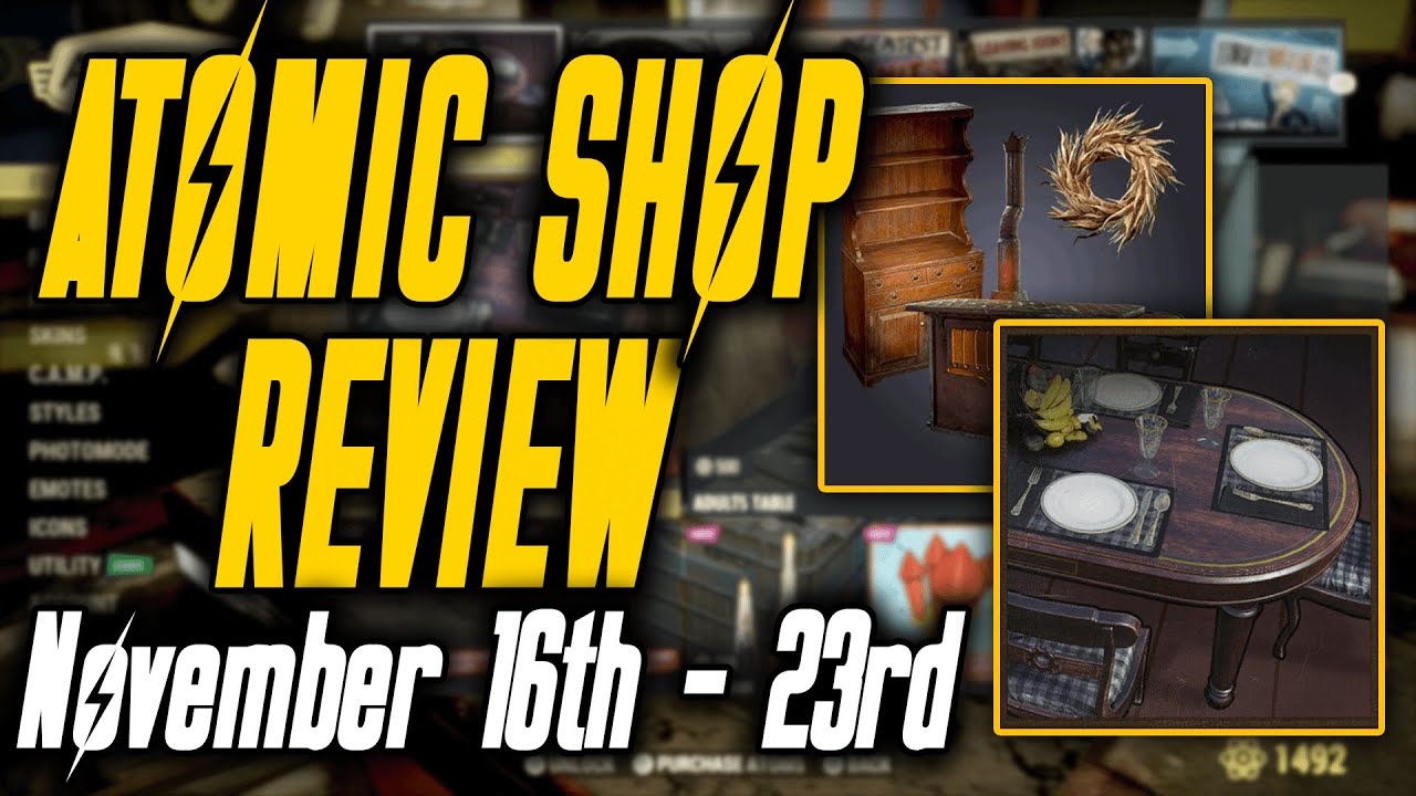 Fallout 76 Atomic Shop Update | November 16th - 23rd